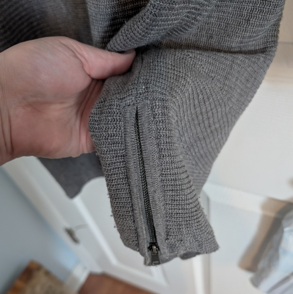 Gray XL Worthington Ribbed Sweater - Picture 4 of 4